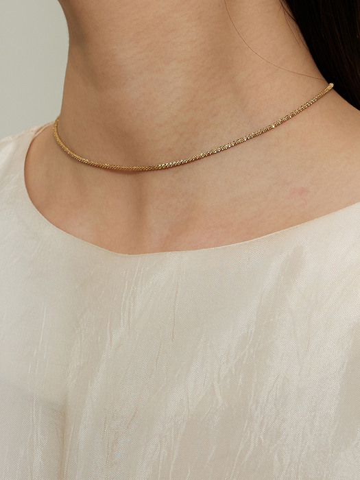 pollen necklace (gold)