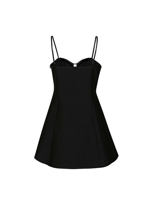 FLARED MINI DRESS (BLACK)