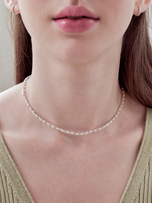 sugar pearl necklace