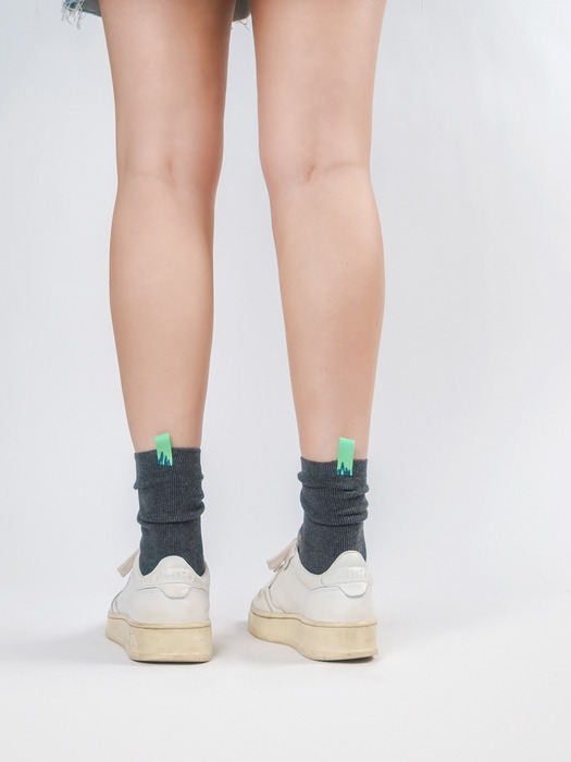 [선물포장]stich cotton couple socks 6colors