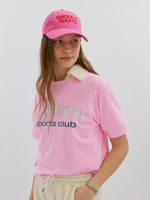 RB Logo Basic Fit T-Shirts Pink