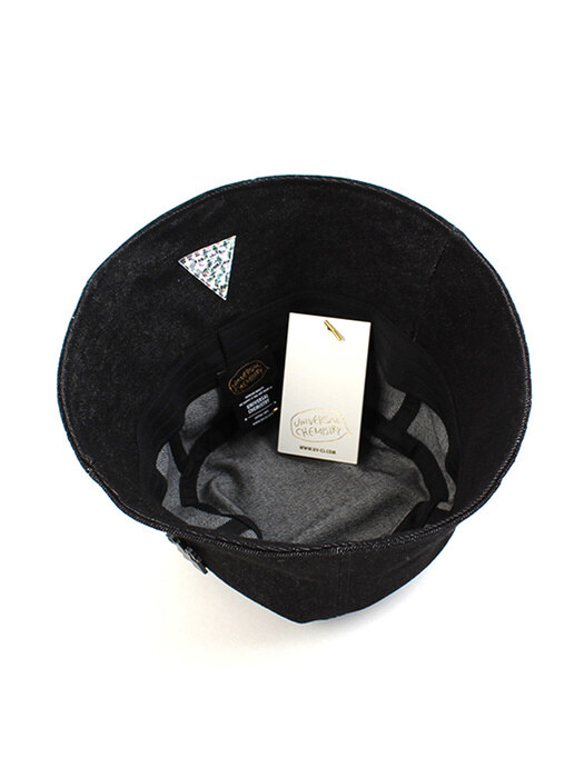 Belted Black Denim Bucket Hat 버킷햇