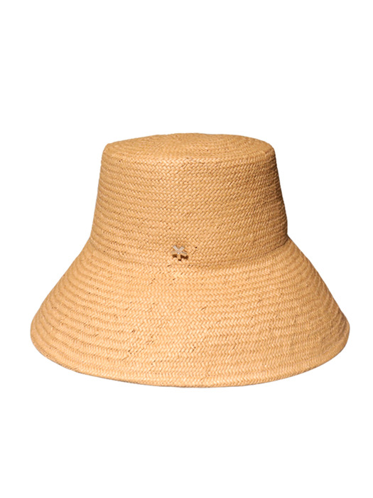 AGAVE WIDE BROWN BUCKET HAT
