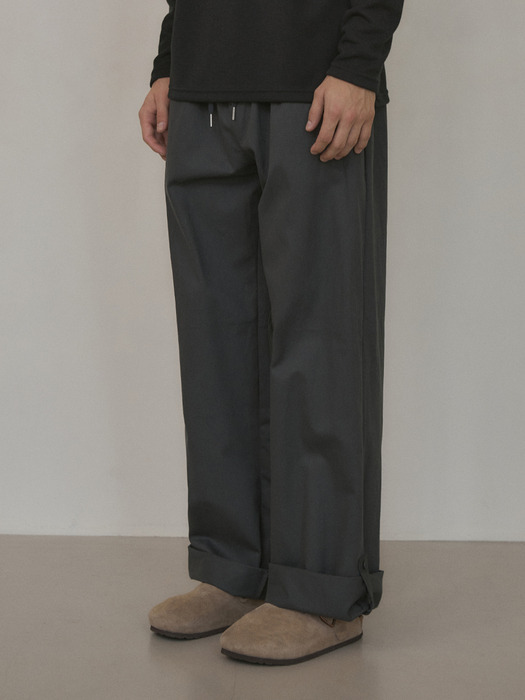 Bizo cotton cabra wide pants(4col)