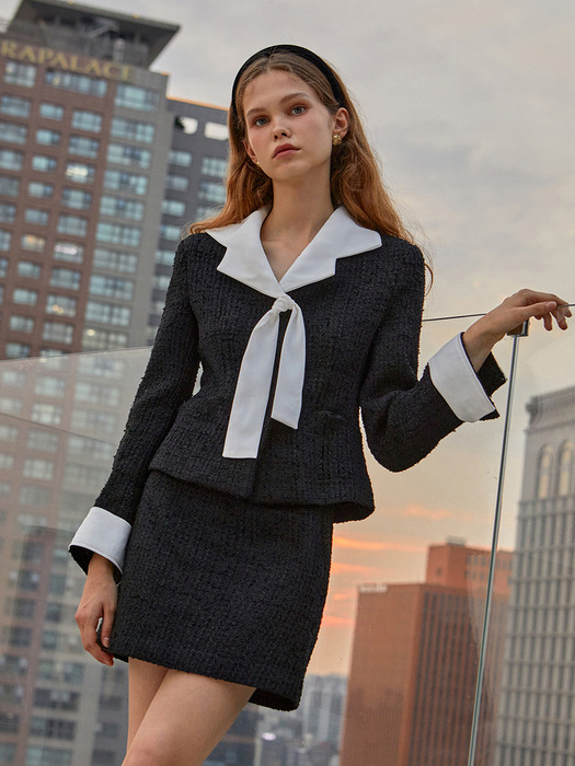 Sointu tweed mini skirt