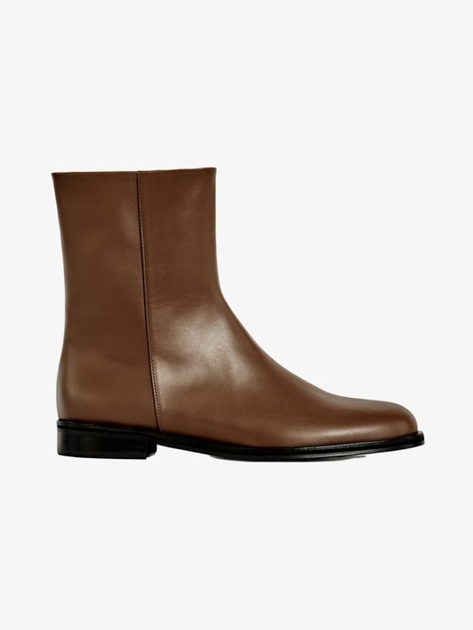 30mm Leonardo Minimal Ankle Boots (Brown)