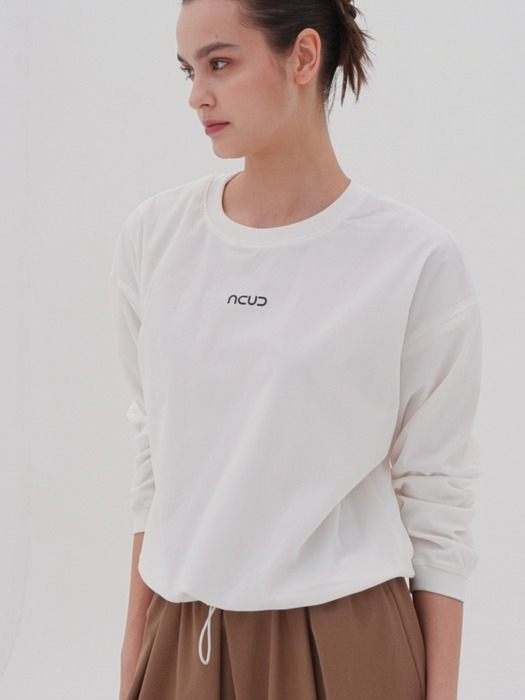 Rustling Logo Sweatshirt _White