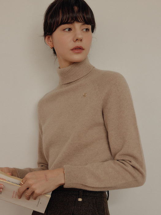 밀리 터틀넥 울 니트 탑 /  MILLIE TURTLENECK WOOL KNIT TOP_4colors