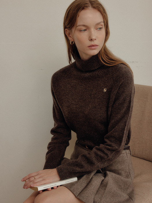 밀리 터틀넥 울 니트 탑 /  MILLIE TURTLENECK WOOL KNIT TOP_4colors