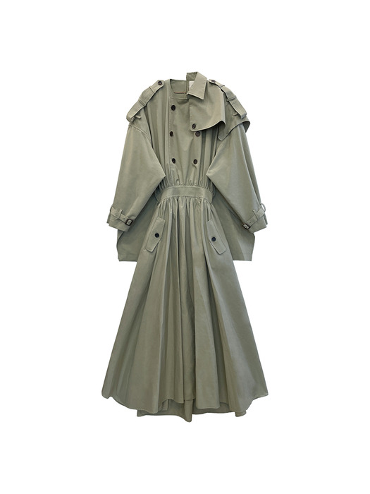 Signature trench coat dress