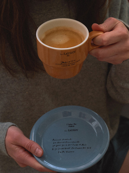 La Saison Saucer (Grey Blue)