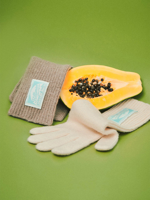 [선물포장] Killiman wool gloves - Jane Beige