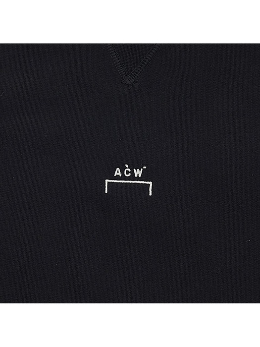[어콜드월] 로고 남성 맨투맨 ACWMW080 BLACK