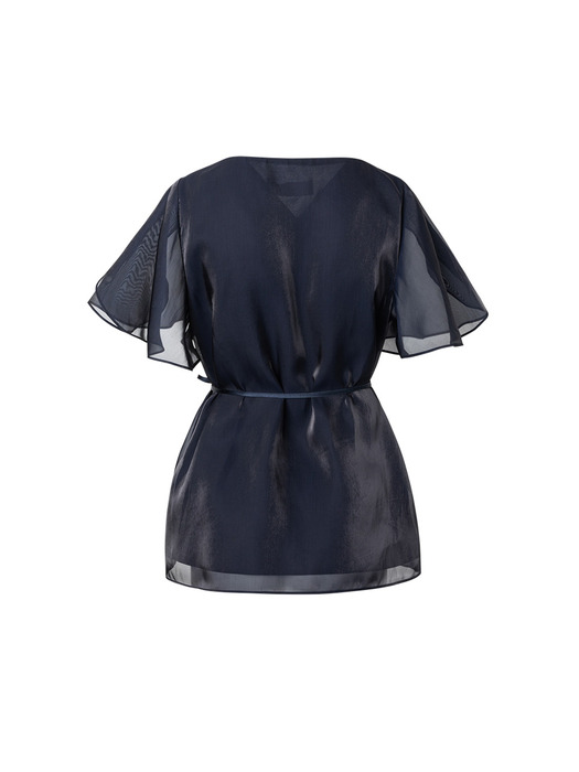 Daisy Tulip Blouse (Navy)