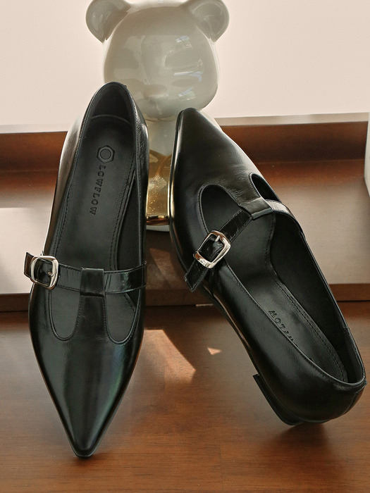 1813 Lazard T-Strap Flat Shoes