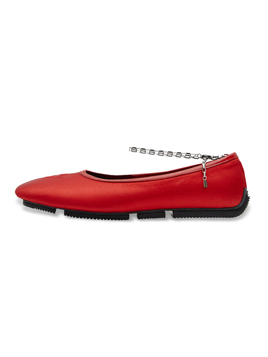 Hatch Flat Shoes (Red)
