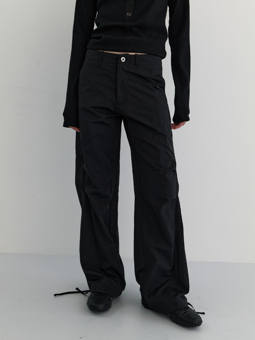 N. WIDE CARGO PANTS_BLACK