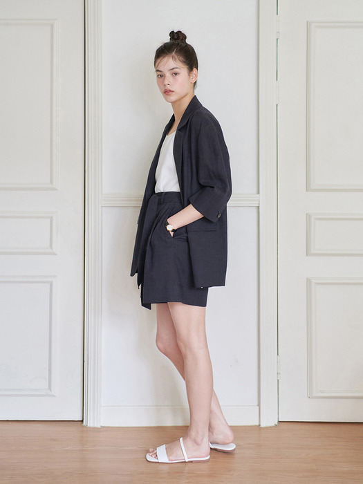 24N summer linen roomy jacket [NA]