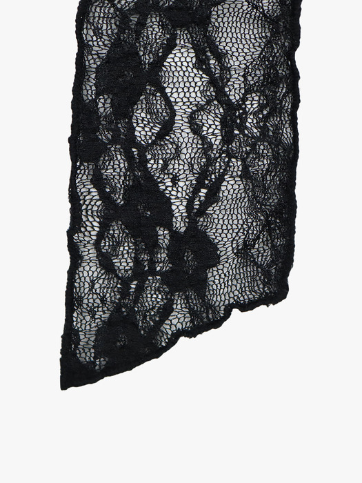 LACE MUFFLER_BLACK