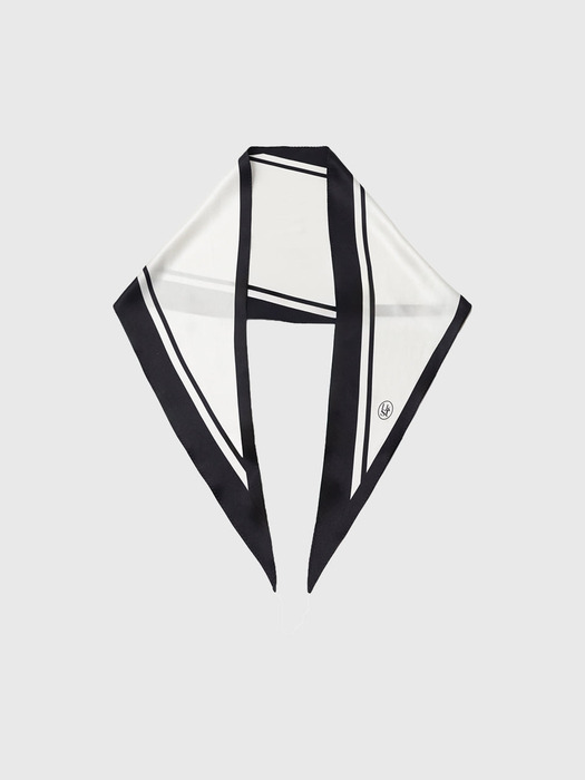 엘리자 실크 스카프_화이트 / ELIZA SILK SCARF_WHITE