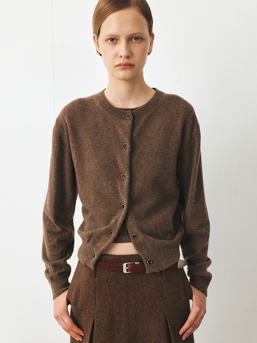 TFF CASHMERE SET-UP KNIT CARDIGAN_3COLORS