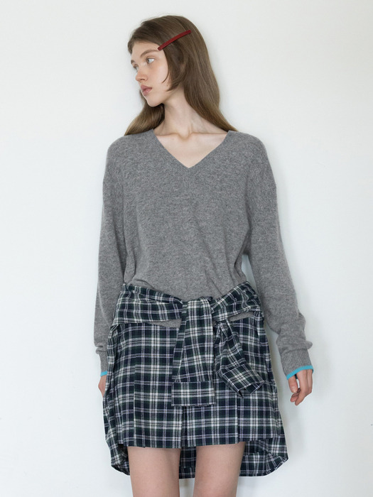 칼스버그 루즈핏 체크 셔츠 (Green check/Blue check)