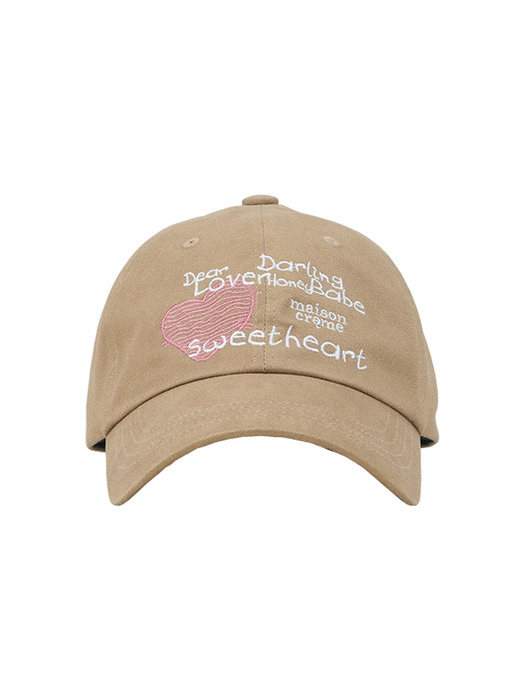 Lovers Ball cap_Beige