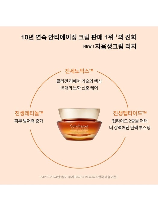 설화수 자음생크림 리치 50ml (24AD)