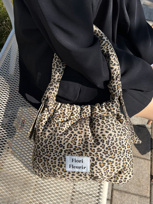 Lottie tote shoulder bag _Leopard