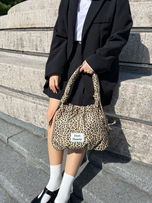 Lottie tote shoulder bag _Leopard