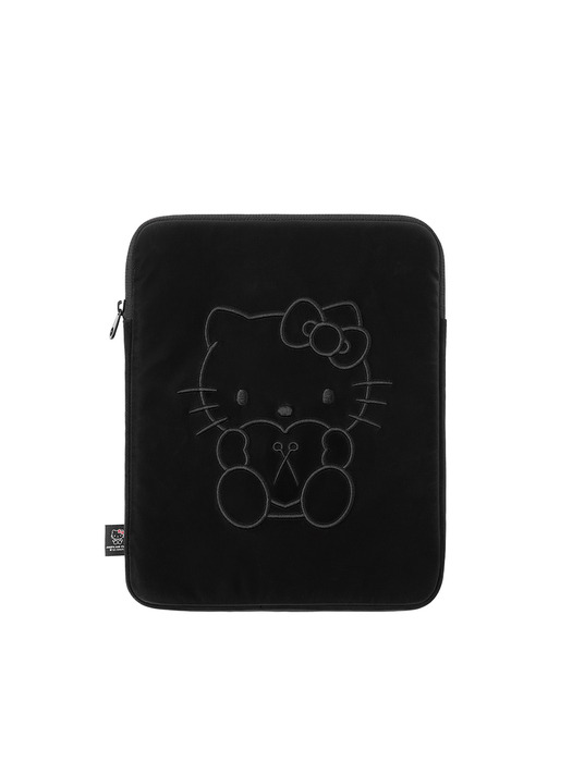 Haze Tablet Pouch 11 inch Hello Kitty Black