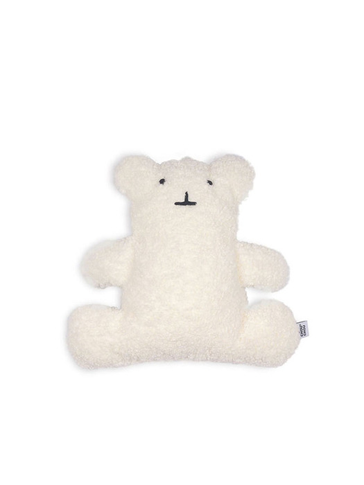 Baby Bear Pillow White