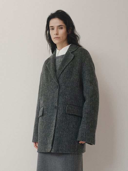 RTF ALPACA SEMI DOUBLE BLAZER [HAND MADE]