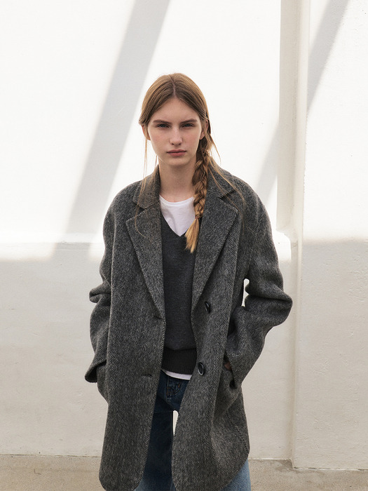 RTF ALPACA SEMI DOUBLE BLAZER [HAND MADE]