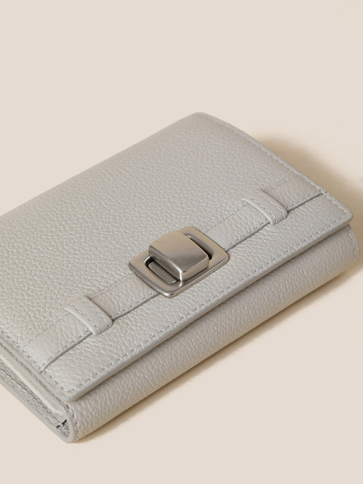 ☆COURONNE☆ Facade Noa Half Wallet C RCWFX25143GYL COURONNE-Facade Noa Half Wallet C_RCWFX25143BKX│삼성물산