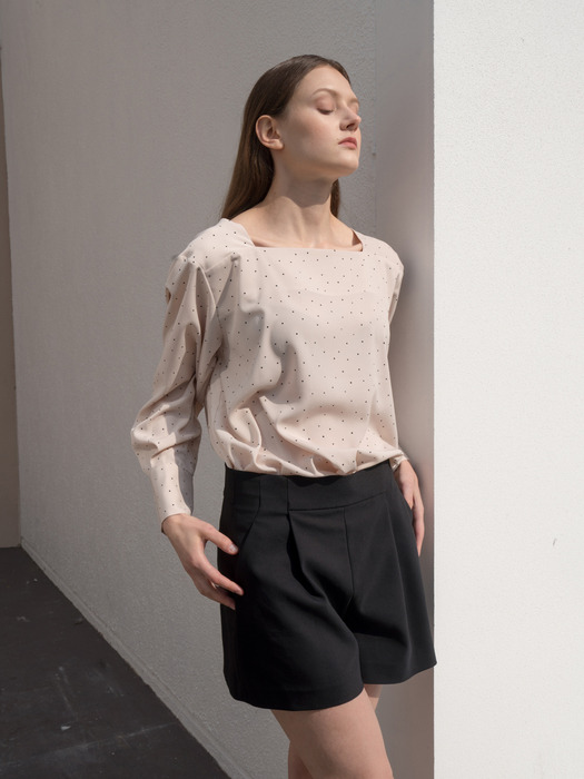 Square Neck Soft Blouse