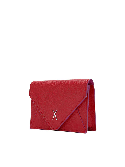 Easypass Amante Card Wallet with Chain Barbados Red