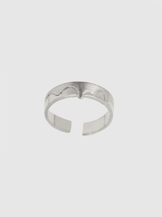 Flat melting couple ring (women)