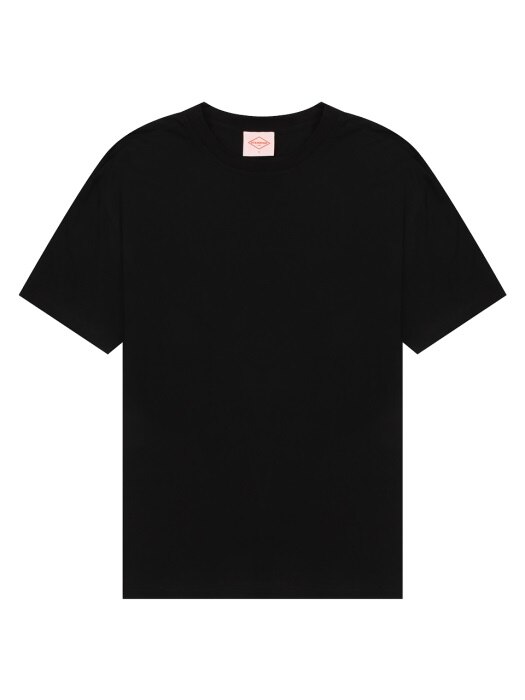 [리퍼브]사이드 테잎 반팔 티셔츠 [BLACK] / S2D05001