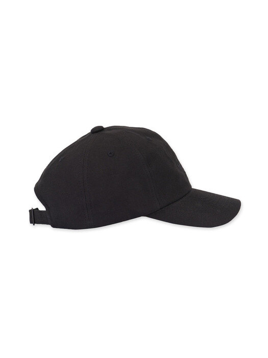 Glossy Black Logo Embroidered Ball Cap(Genderless)