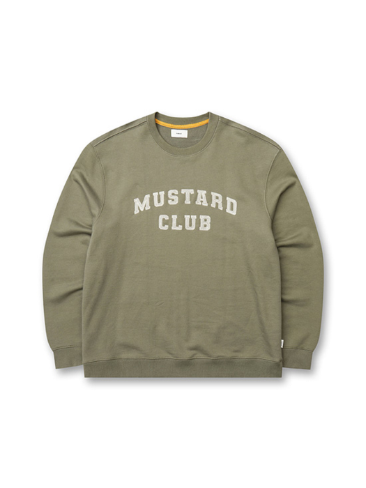 MUSTARD CLUB SWEATSHIRT(light khaki)