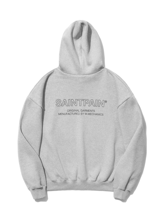 SP Out Line Logo Hood-Gray