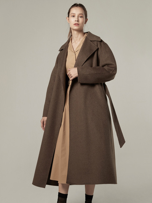 Round sleeve handmade coat - 3colors