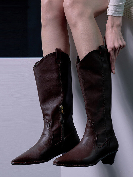 Ella Western Boots/B1505/3Colors