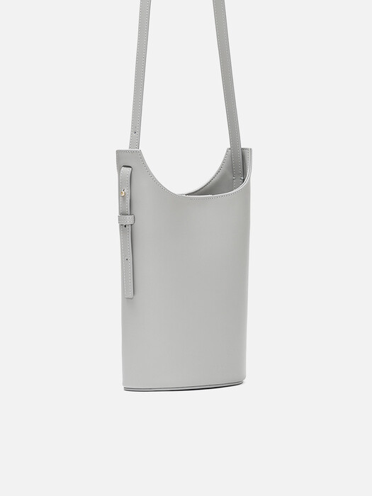 Mini juty crossbody bag Light gray