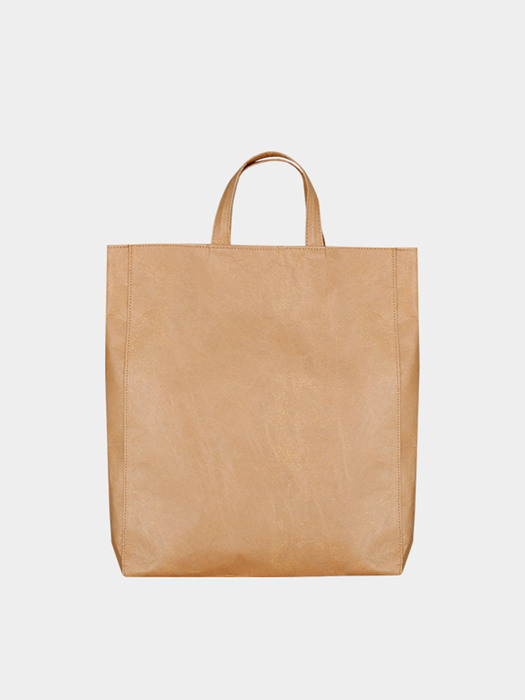 Paper Leather Cross-Tote Bag