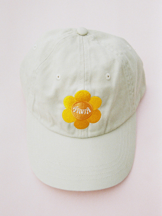 FLOWER POWER CAP - BEIGE