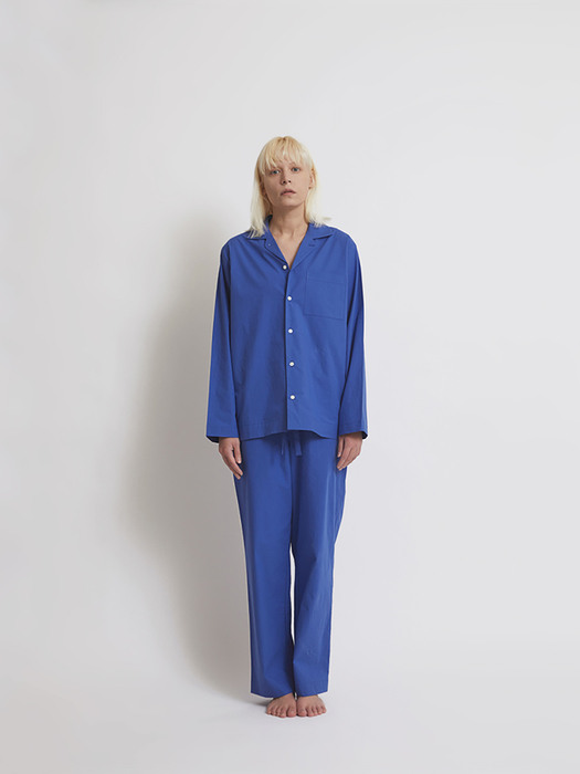 100% Cotton Pajamas for Unisex (Blue)