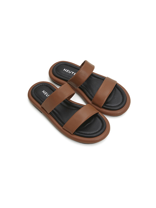 35mm Ares Cushion Sandal (Brown)