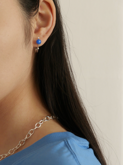 Ocean clip earring